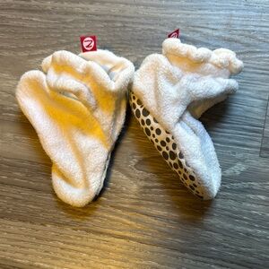 Cozy Cream Baby Booties